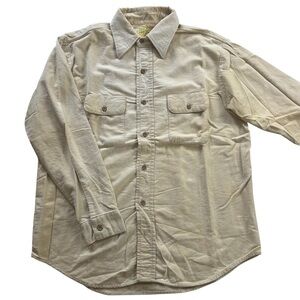 VTG 60s-70s Sport King Work Shirt Button Up Long Sleeve Chamois Flannel Men’s XL